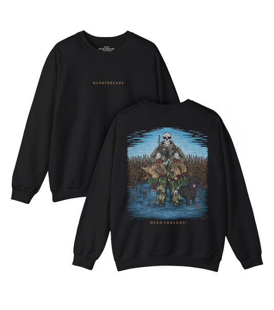 DUCK HUNTIN’ BLACK LAB - “DT ESSENTIAL" CREWNECK SWEATSHIRT – Sweatshirt – Dead Threads Apparel