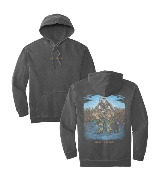 DUCK HUNTIN’ BLACK LAB - “DT ESSENTIAL" HOODIE – Hoodie – Dead Threads Apparel