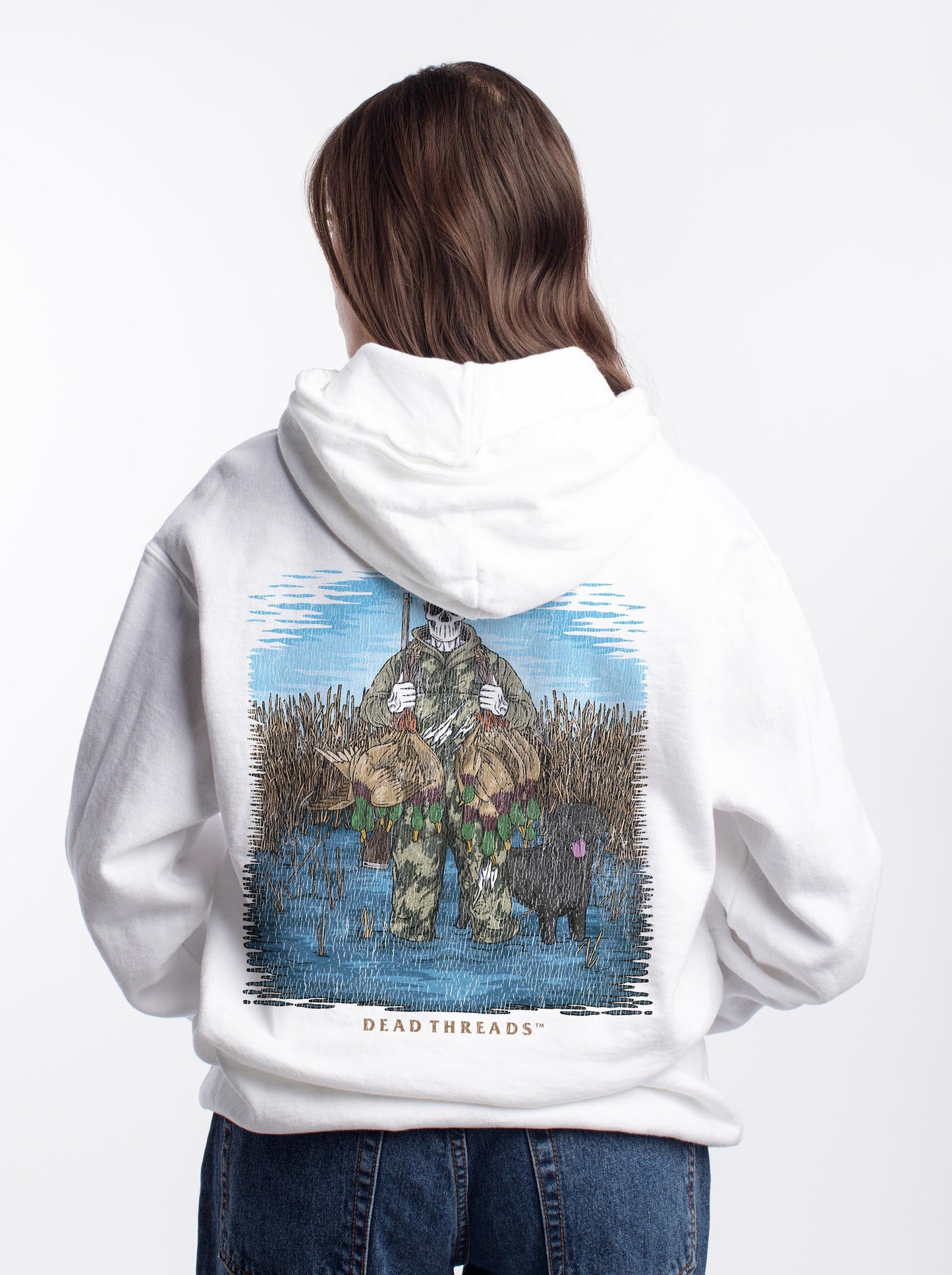 DUCK HUNTIN’ BLACK LAB - “DT ESSENTIAL" HOODIE – Hoodie – Dead Threads Apparel