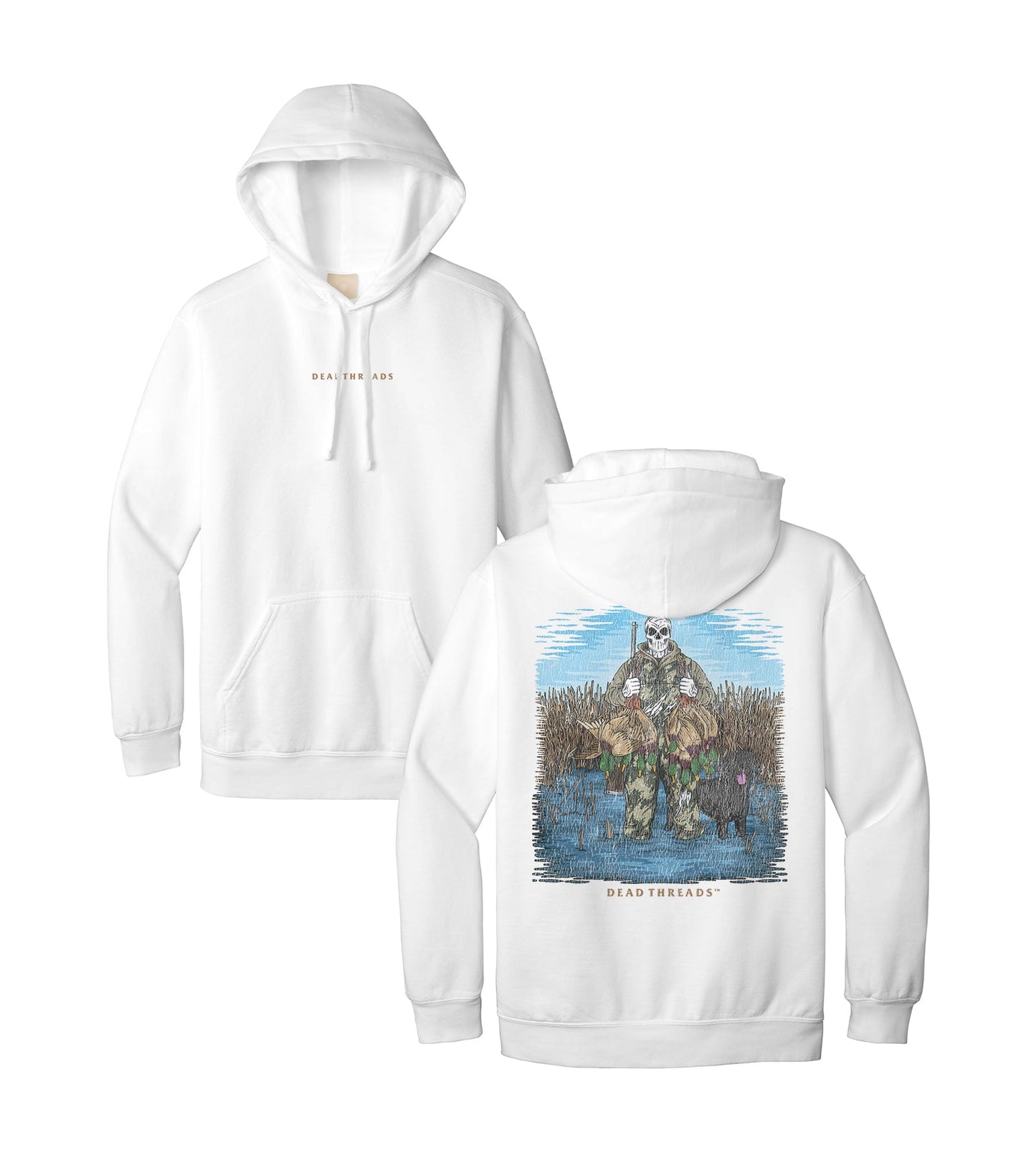 DUCK HUNTIN’ BLACK LAB - “DT ESSENTIAL" HOODIE – Hoodie – Dead Threads Apparel