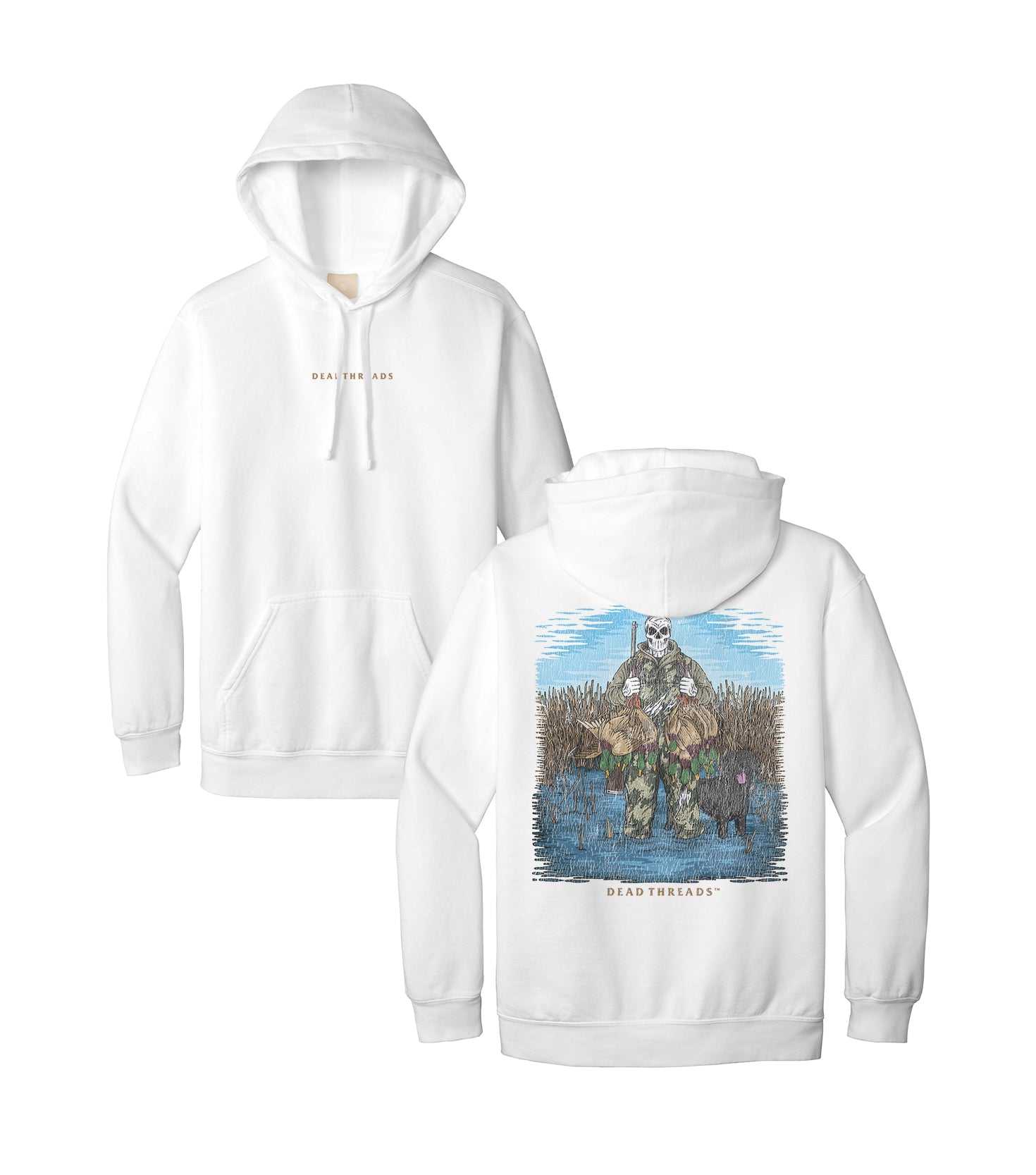DUCK HUNTIN’ BLACK LAB - “DT ESSENTIAL" HOODIE – Hoodie – Dead Threads Apparel