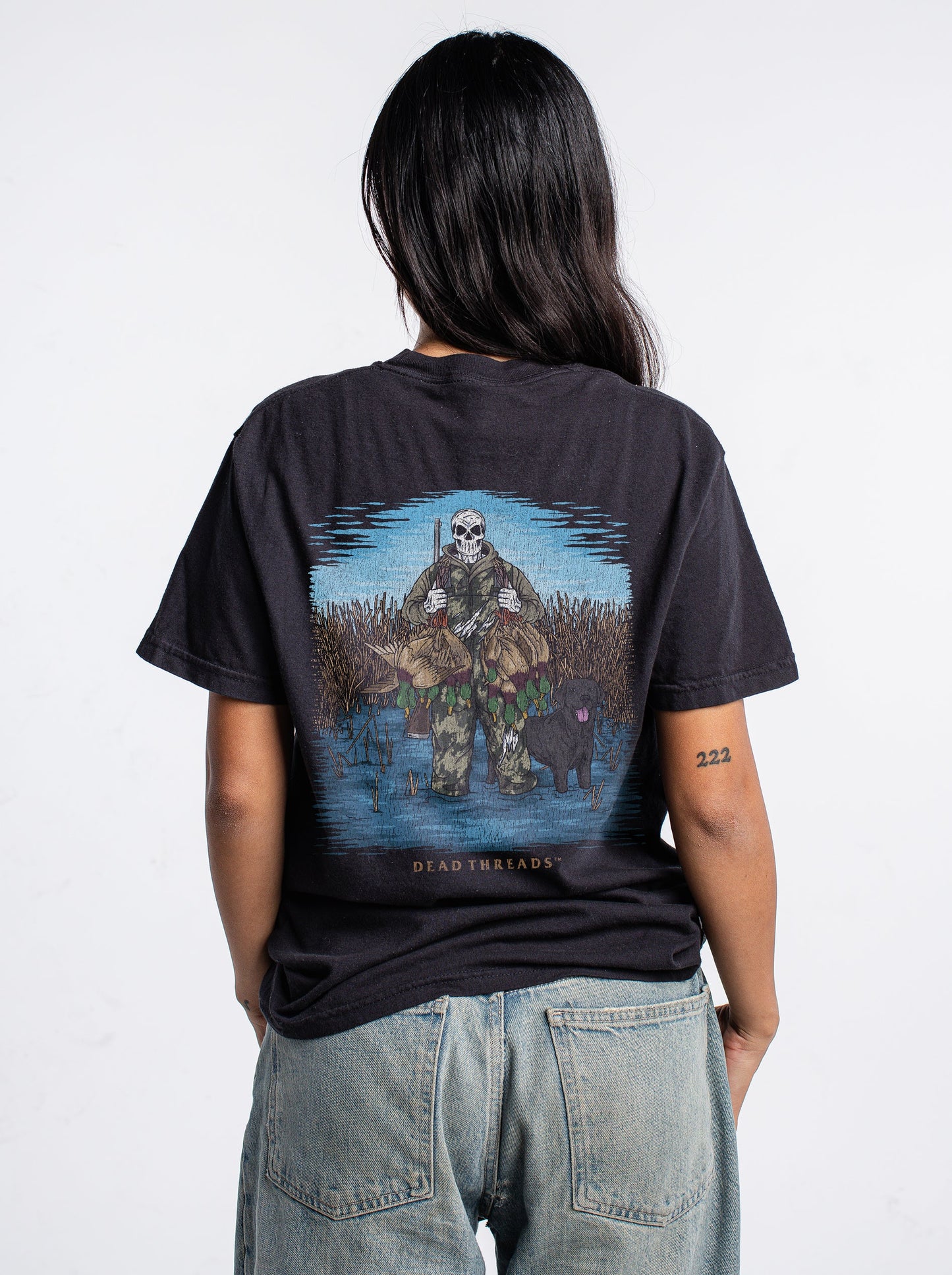DUCK HUNTIN’ BLACK LAB - “DT ESSENTIAL" PREMIUM T - SHIRT – T-Shirt – Dead Threads Apparel
