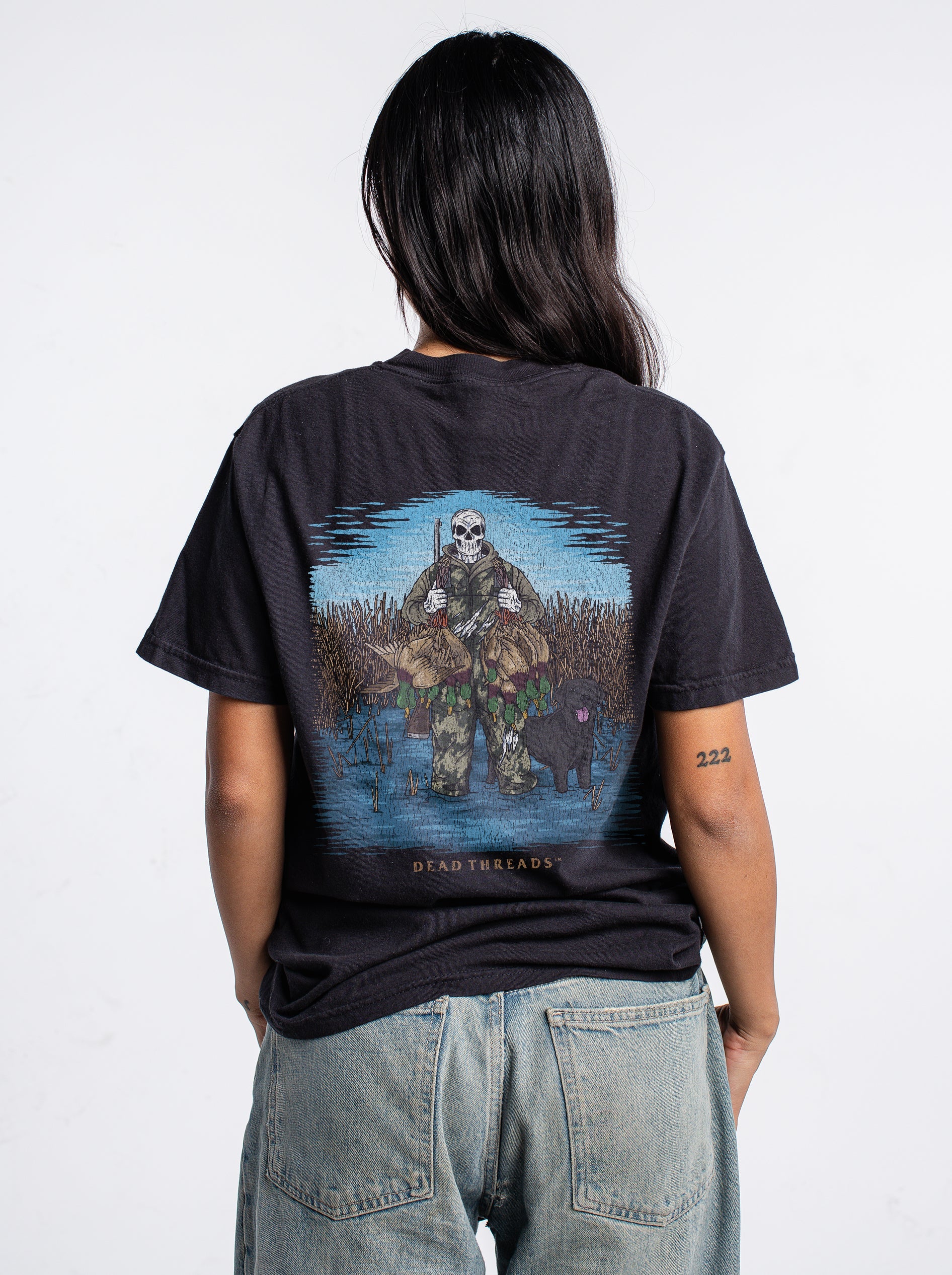 DUCK HUNTIN’ BLACK LAB - “DT ESSENTIAL" PREMIUM T - SHIRT – T-Shirt – Dead Threads Apparel