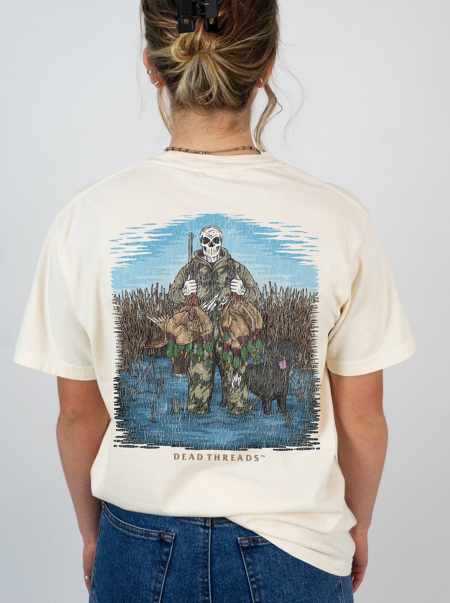 DUCK HUNTIN’ BLACK LAB - “DT ESSENTIAL" PREMIUM T - SHIRT – T-Shirt – Dead Threads Apparel
