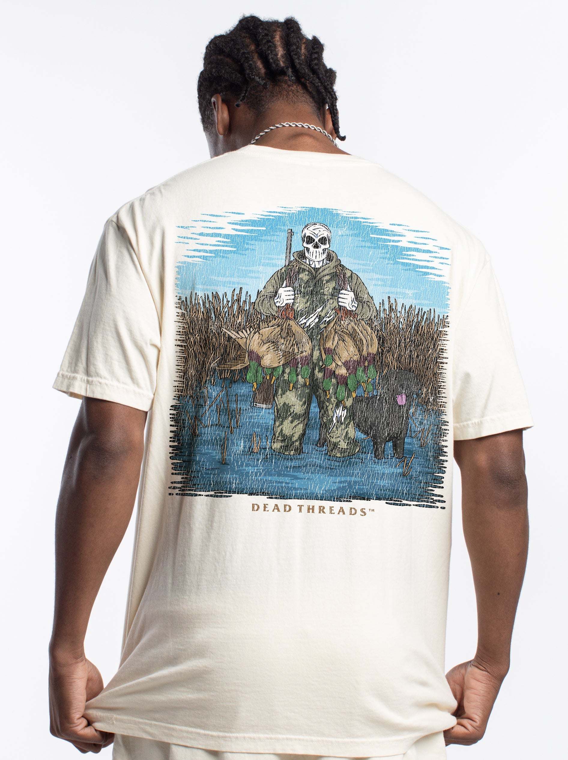 DUCK HUNTIN’ BLACK LAB - “DT ESSENTIAL" PREMIUM T - SHIRT – T-Shirt – Dead Threads Apparel
