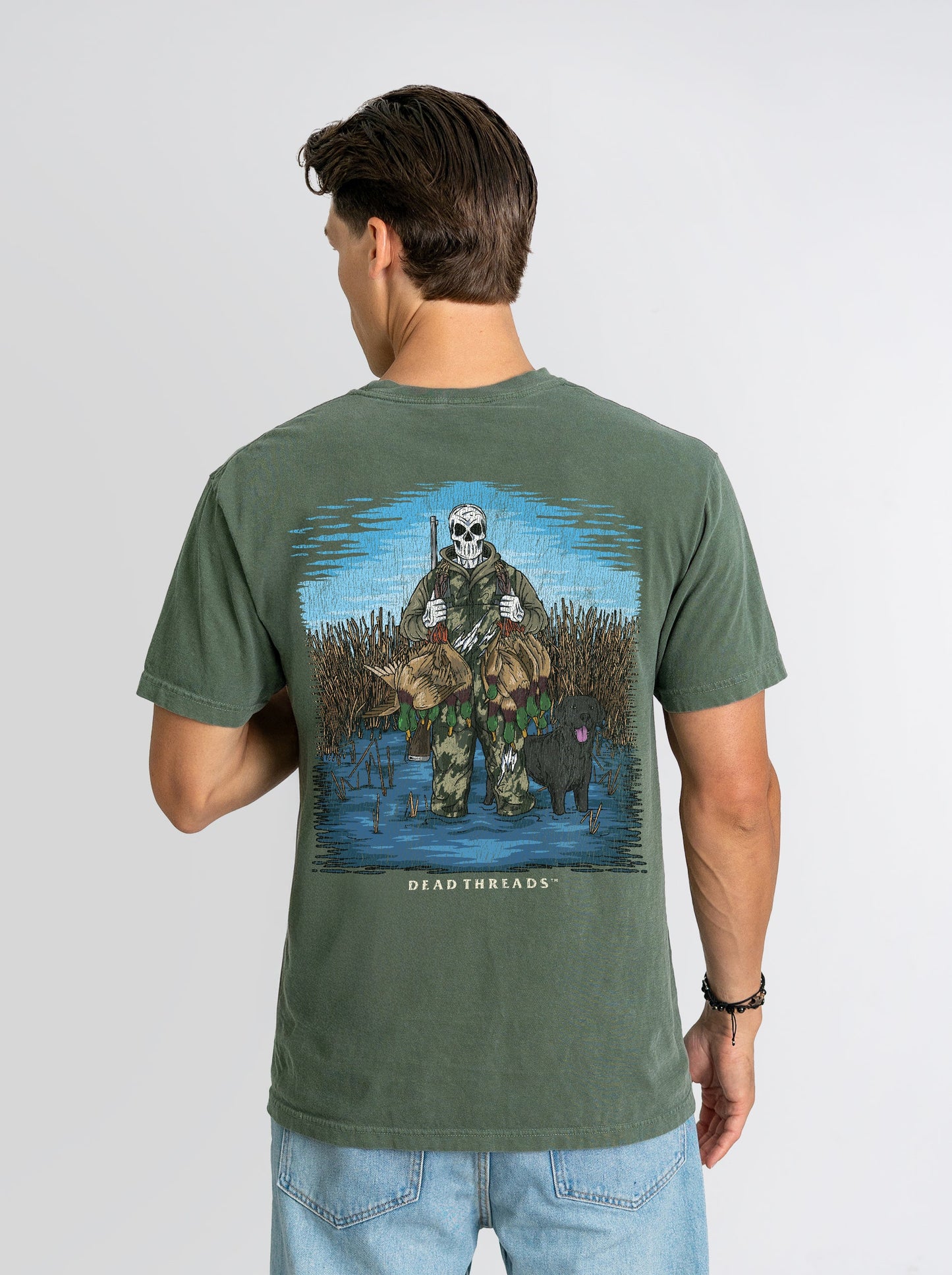 DUCK HUNTIN’ BLACK LAB - “DT ESSENTIAL" PREMIUM T - SHIRT – T-Shirt – Dead Threads Apparel