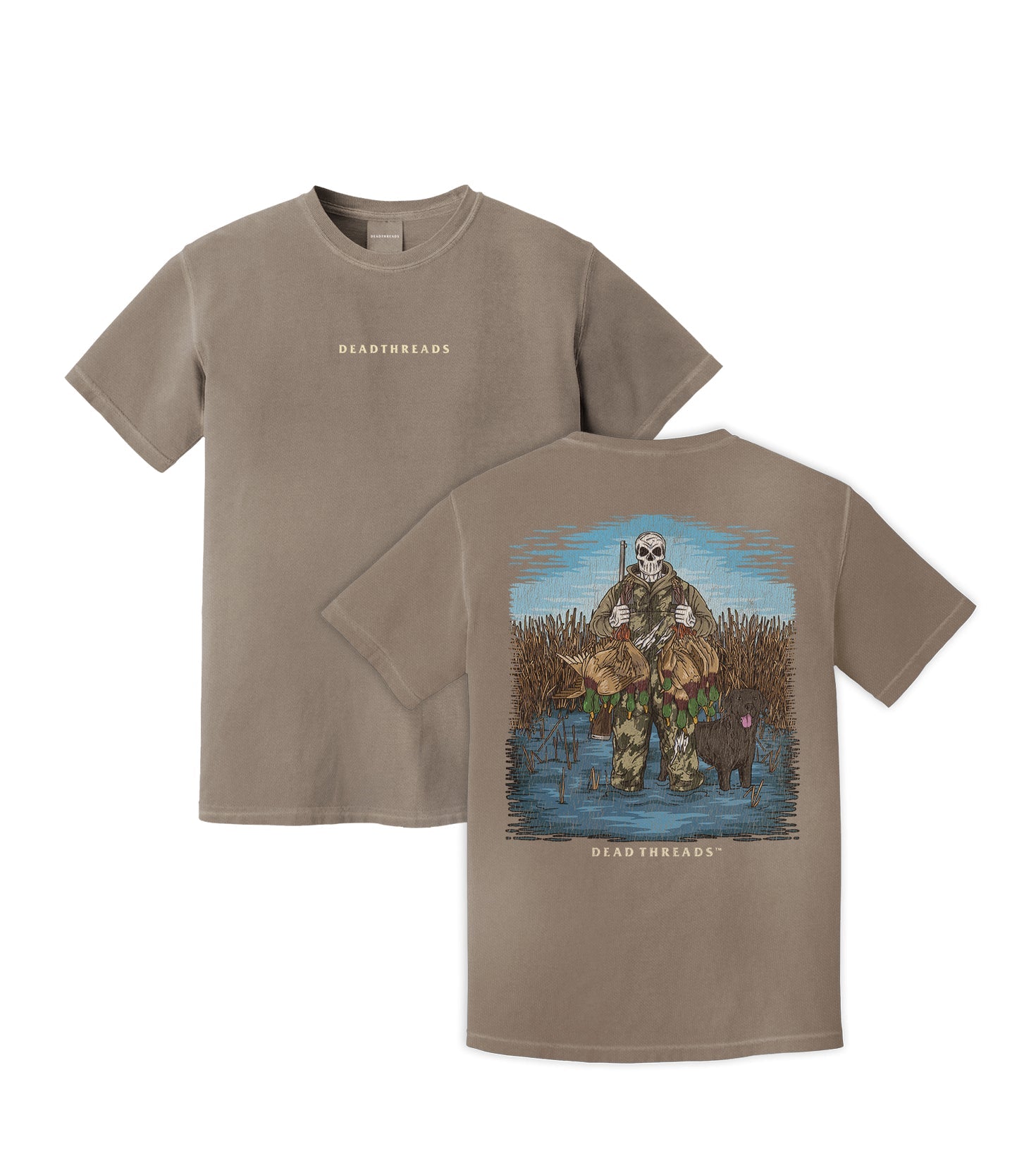 DUCK HUNTIN’ BLACK LAB - “DT ESSENTIAL" PREMIUM T - SHIRT – T-Shirt – Dead Threads Apparel