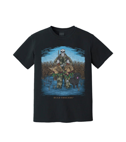 DUCK HUNTIN’ BLACK LAB – T-Shirt – Dead Threads Apparel