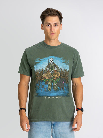DUCK HUNTIN’ BLACK LAB – T-Shirt – Dead Threads Apparel