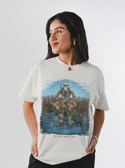 DUCK HUNTIN’ BLACK LAB – T-Shirt – Dead Threads Apparel
