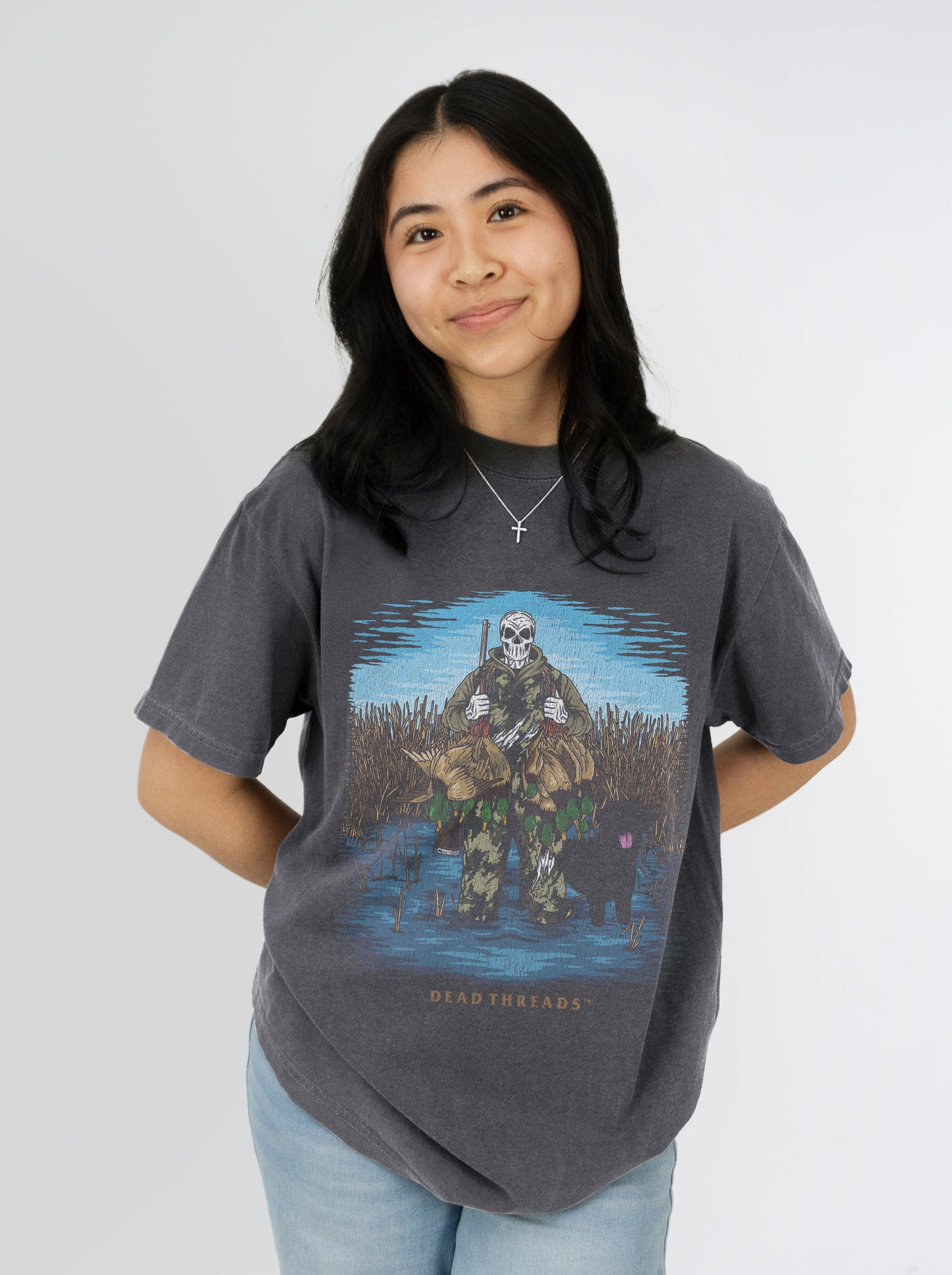DUCK HUNTIN’ BLACK LAB – T-Shirt – Dead Threads Apparel