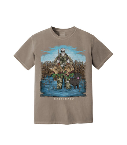 DUCK HUNTIN’ BLACK LAB – T-Shirt – Dead Threads Apparel