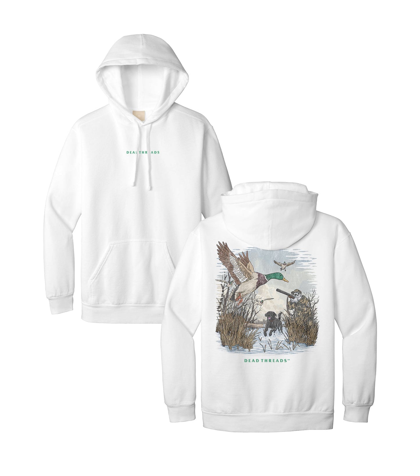DUCK HUNTIN’ v2 - “DT ESSENTIAL" HOODIE – Hoodie – Dead Threads Apparel