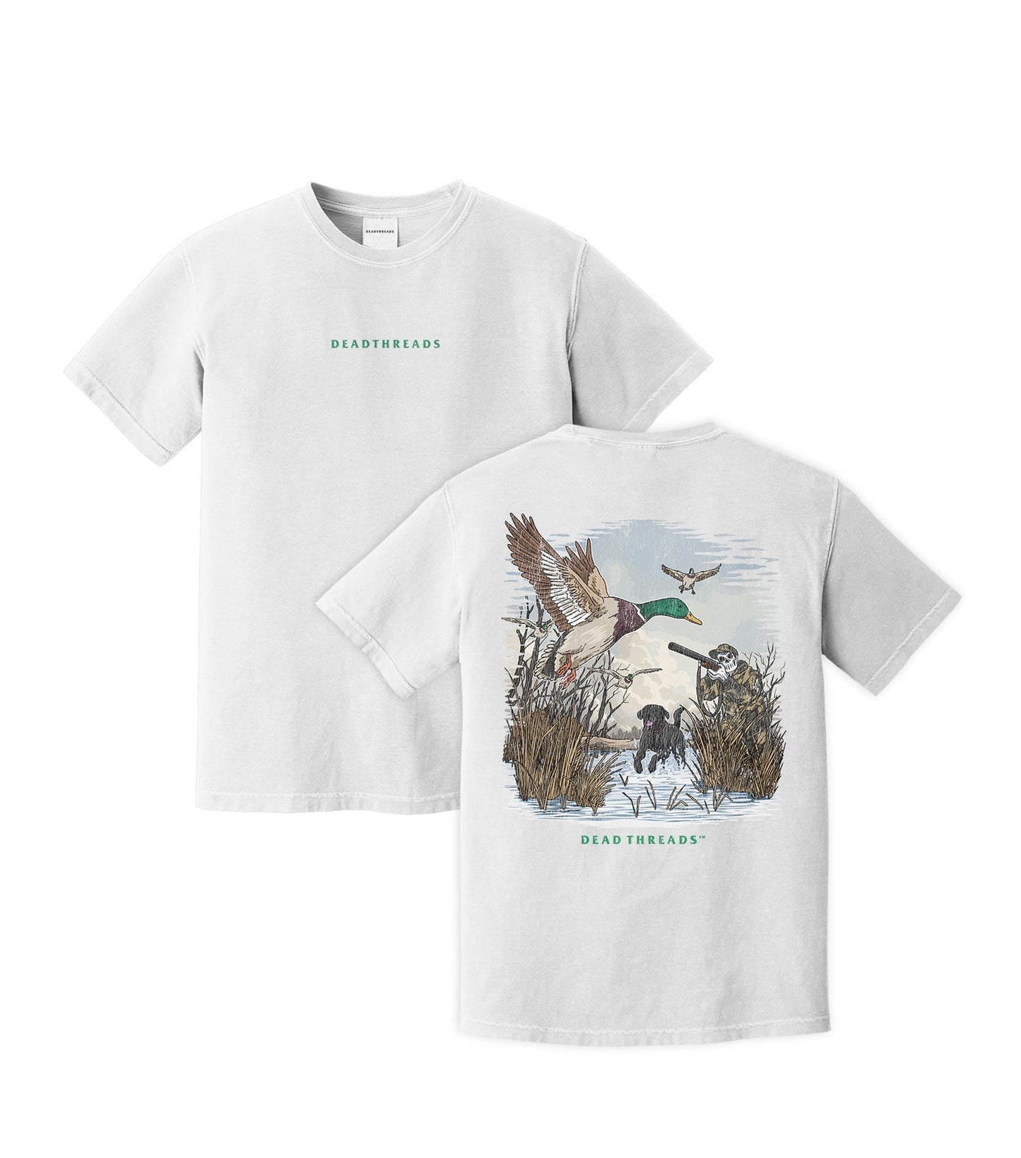 DUCK HUNTIN’ v2 - “DT ESSENTIAL" PREMIUM T - SHIRT – T-Shirt – Dead Threads Apparel