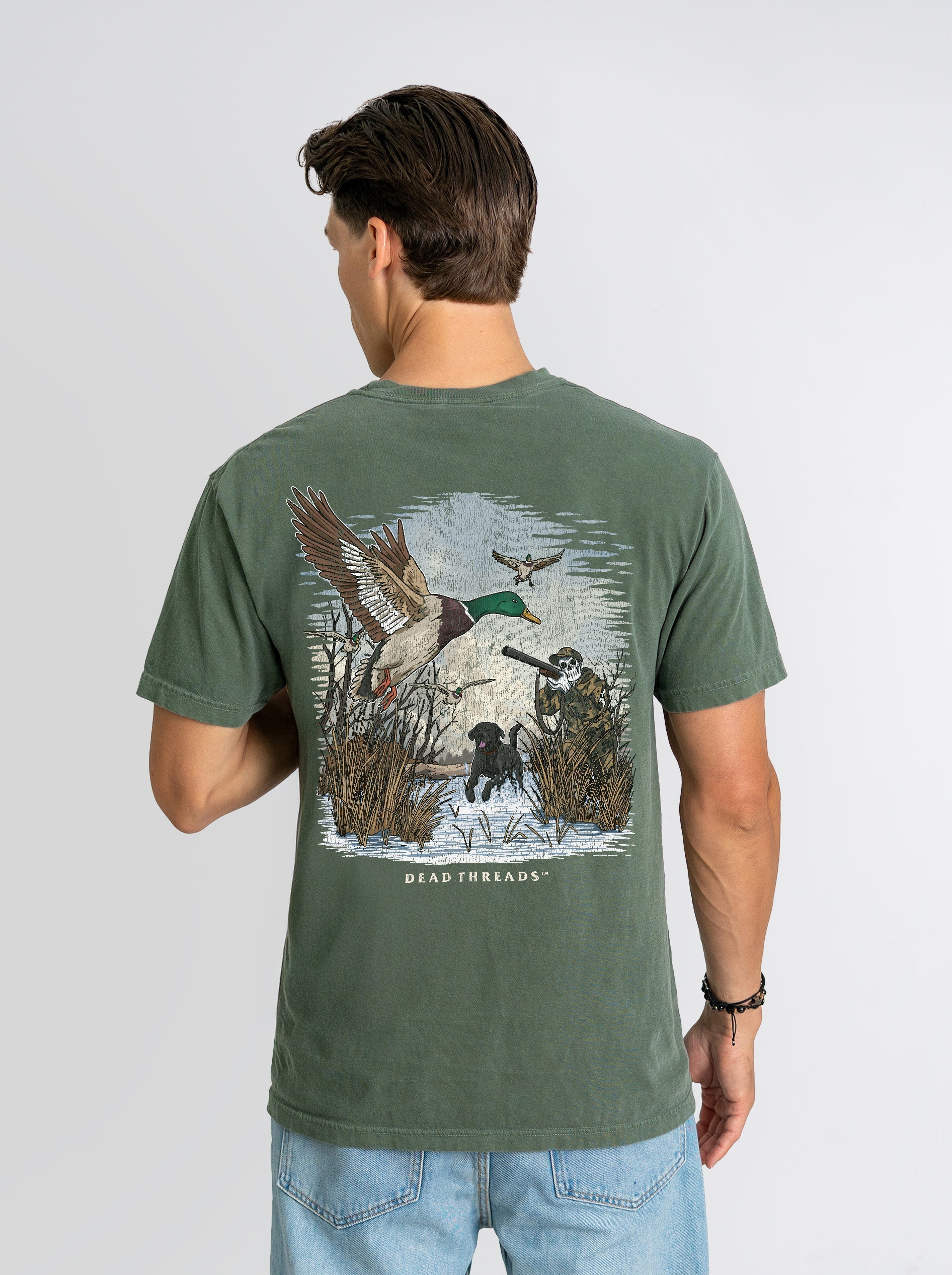 DUCK HUNTIN’ v2 - “DT ESSENTIAL" PREMIUM T - SHIRT – T-Shirt – Dead Threads Apparel