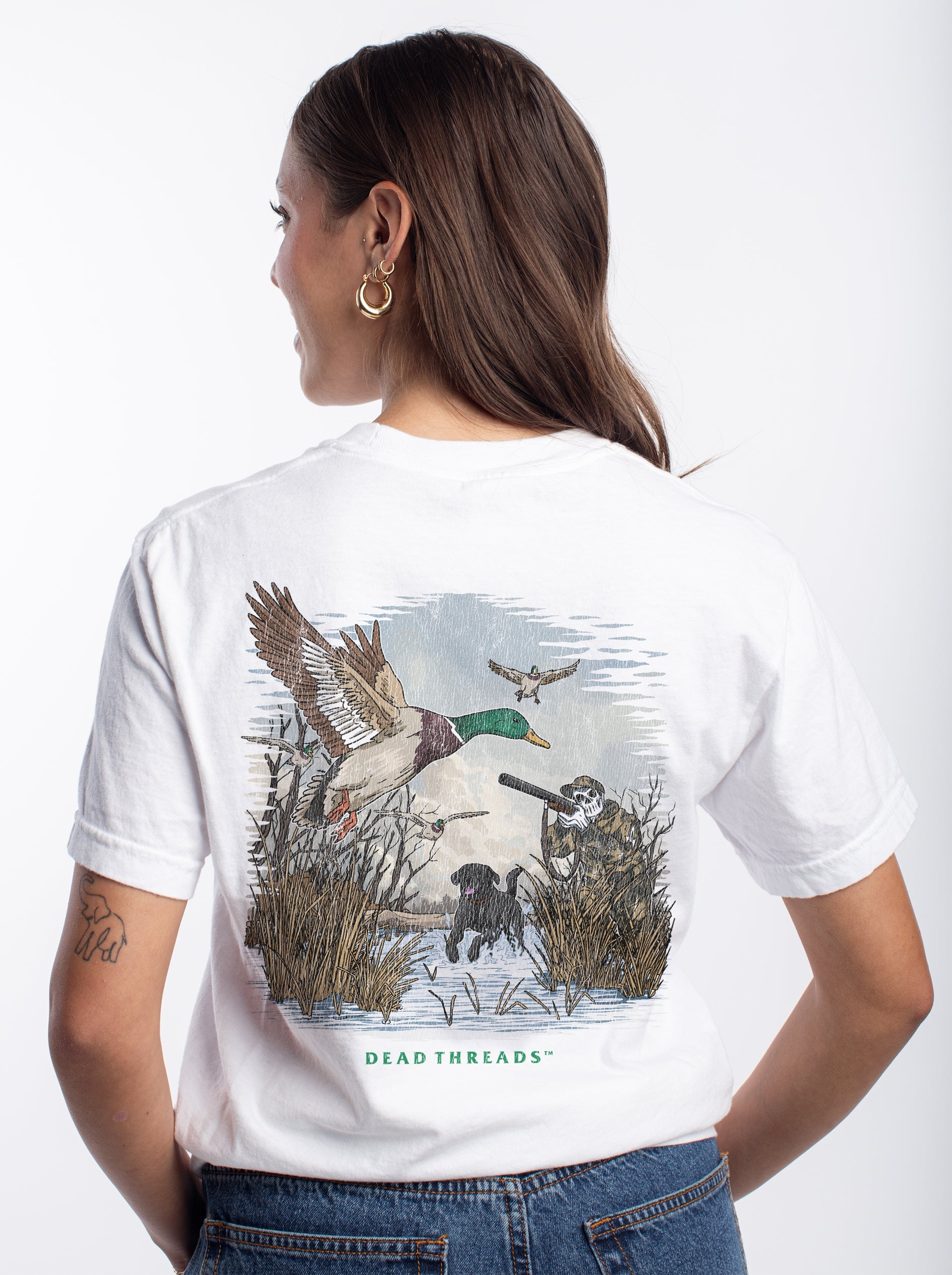 DUCK HUNTIN’ v2 - “DT ESSENTIAL" PREMIUM T - SHIRT – T-Shirt – Dead Threads Apparel