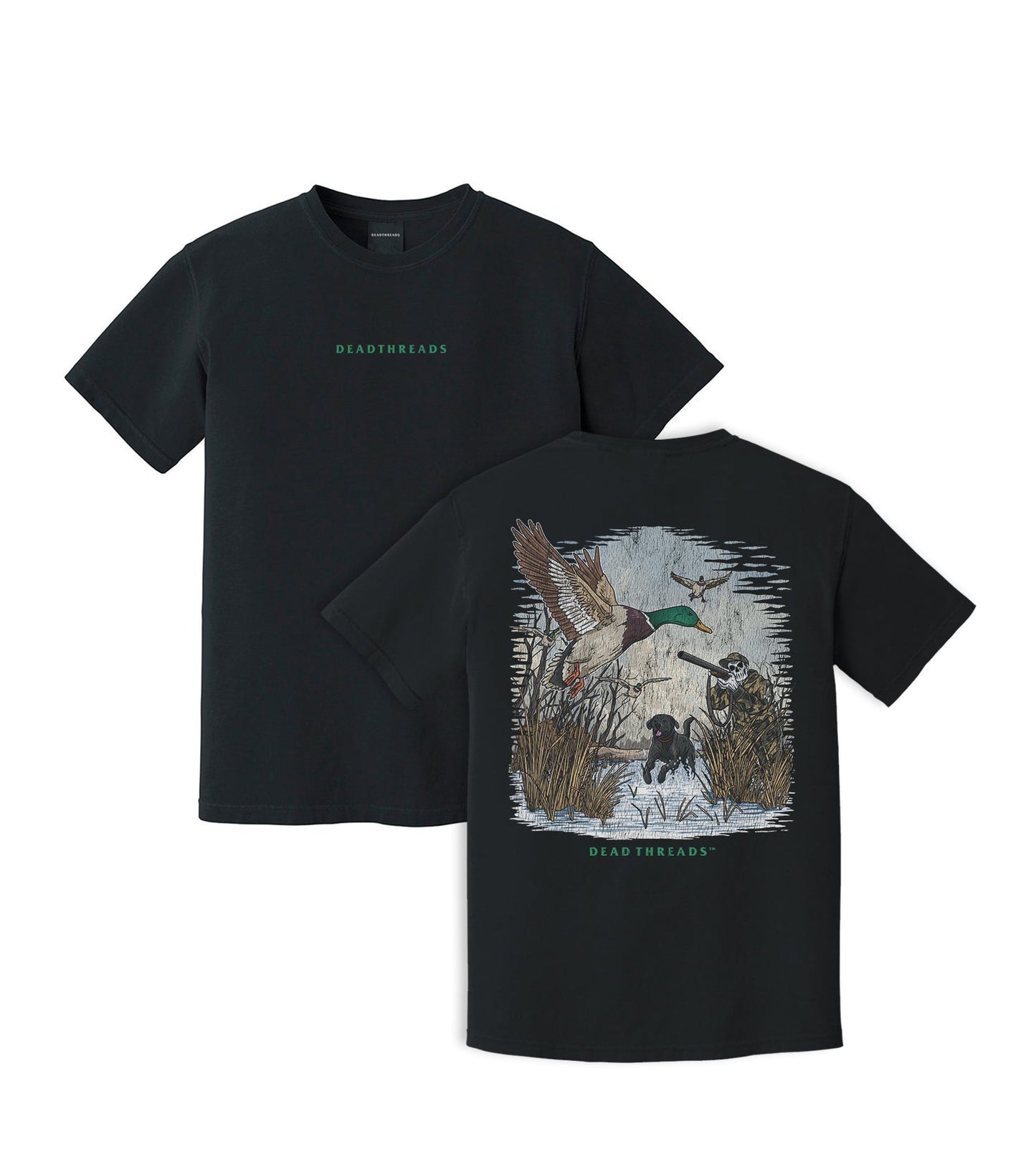 DUCK HUNTIN’ v2 - “DT ESSENTIAL" PREMIUM T - SHIRT – T-Shirt – Dead Threads Apparel