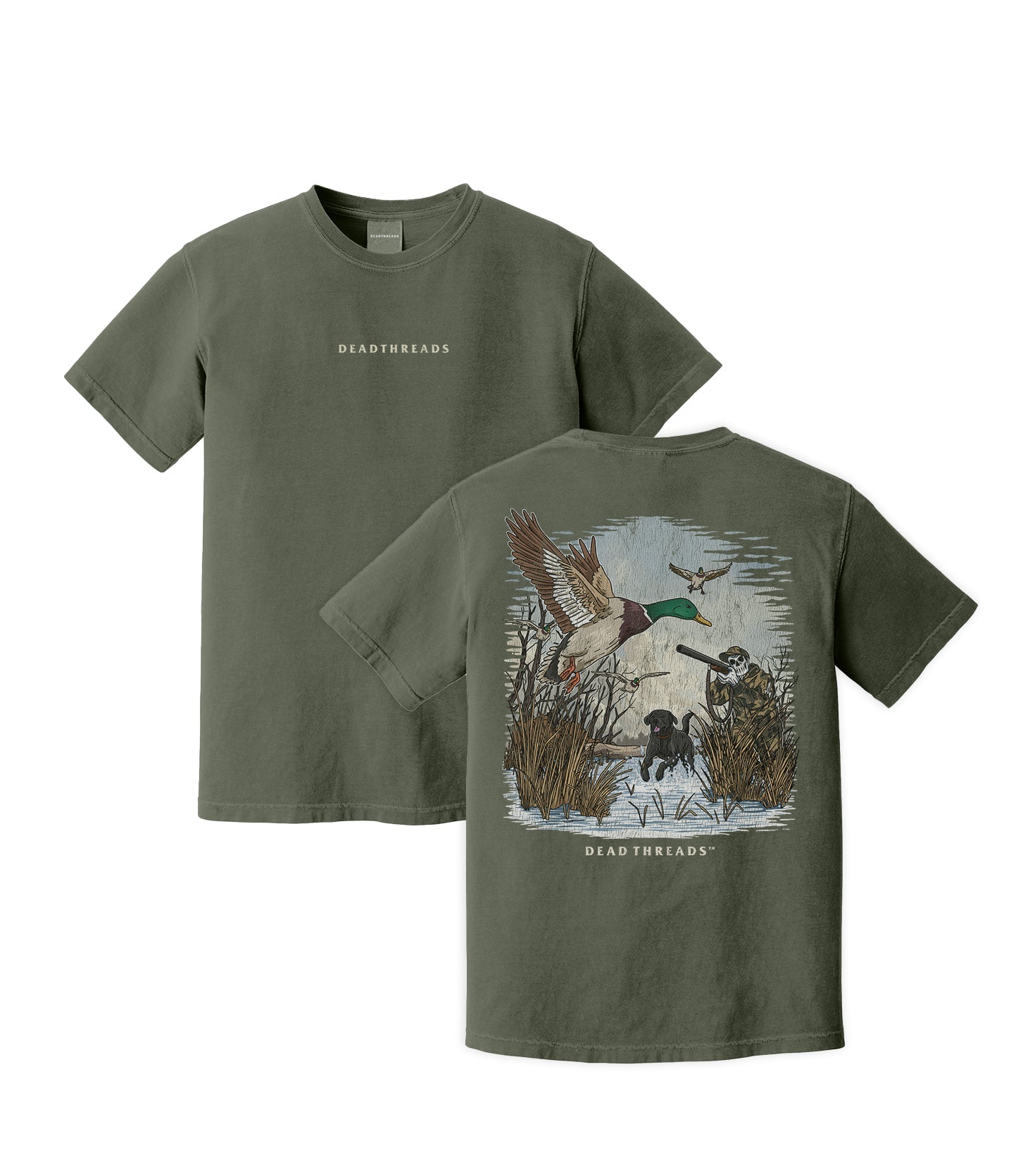 DUCK HUNTIN’ v2 - “DT ESSENTIAL" PREMIUM T - SHIRT – T-Shirt – Dead Threads Apparel