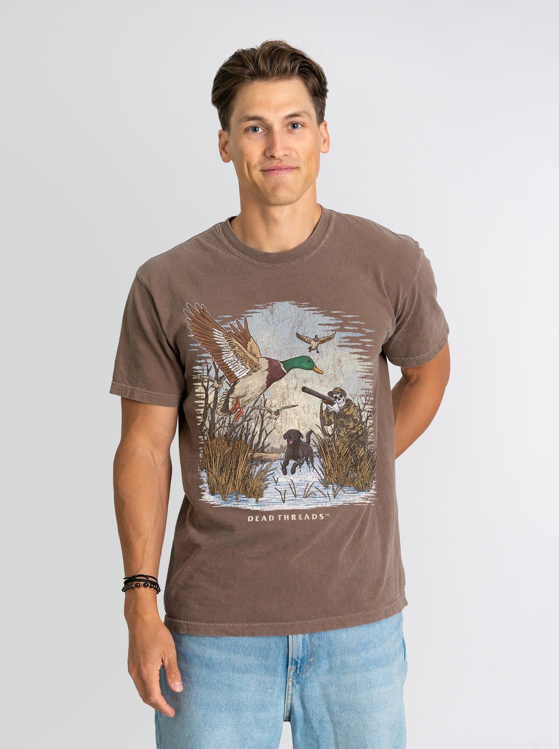 DUCK HUNTIN’ v2 – T-Shirt – Dead Threads Apparel
