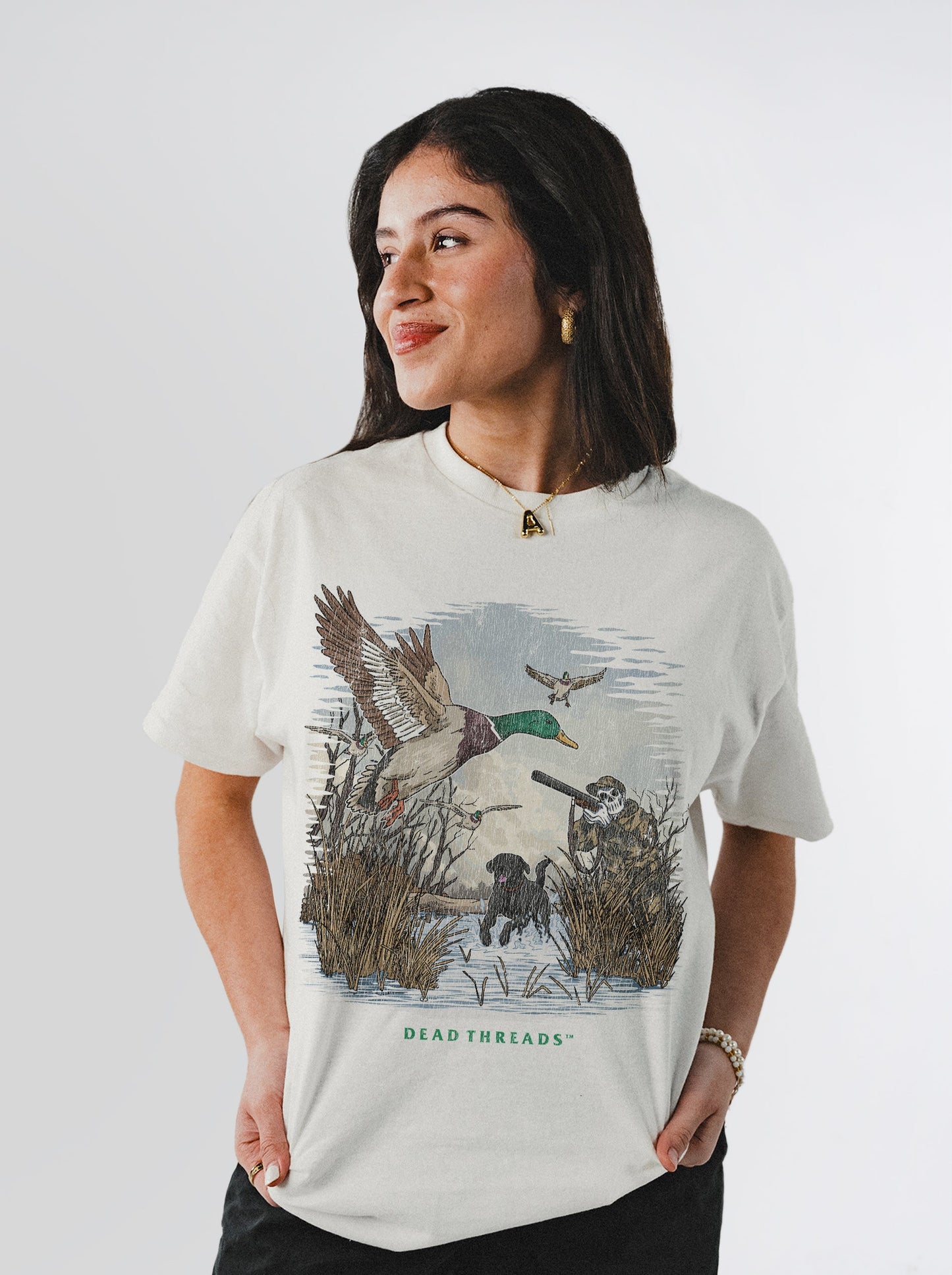 DUCK HUNTIN’ v2 – T-Shirt – Dead Threads Apparel