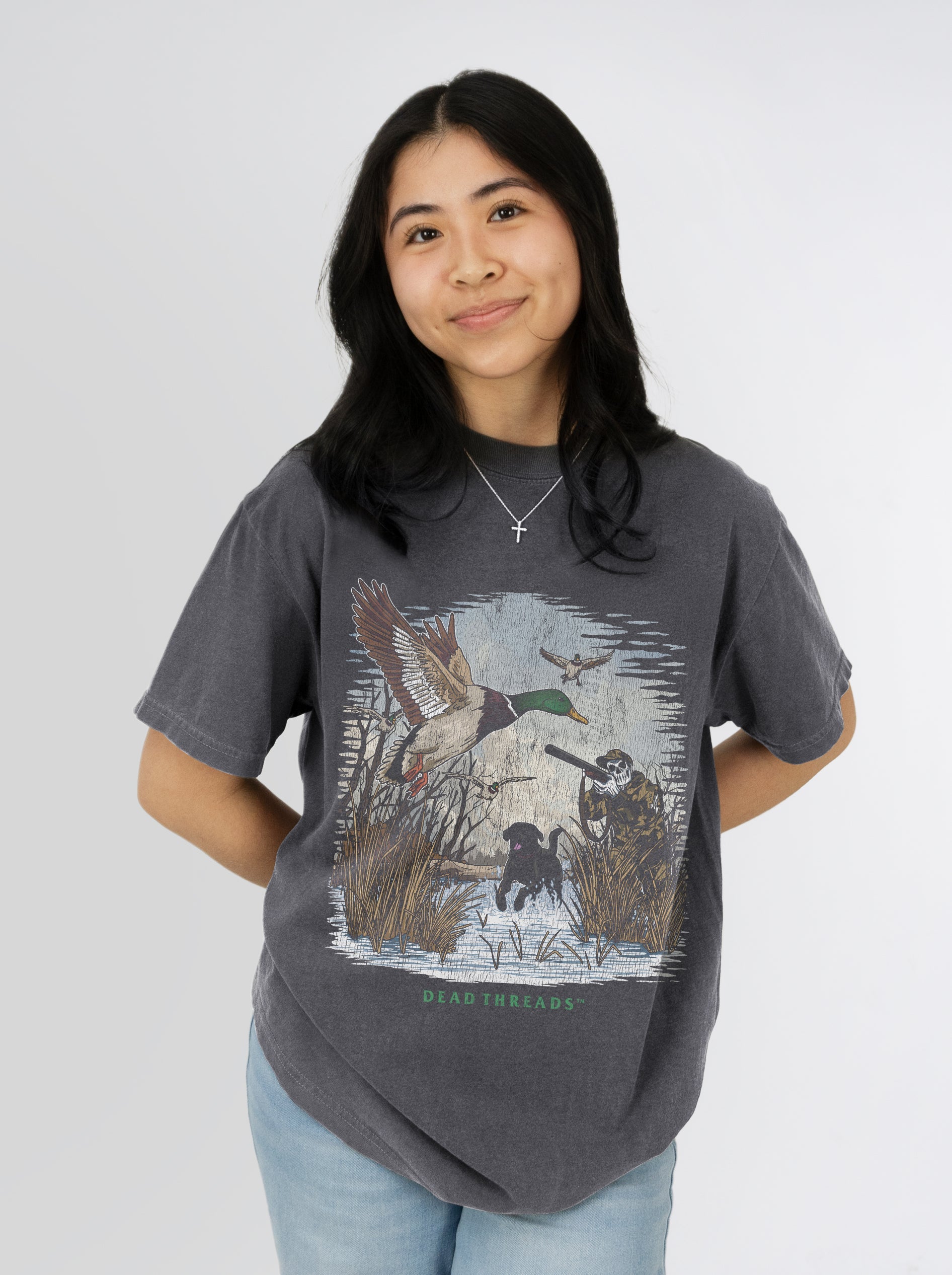 DUCK HUNTIN’ v2 – T-Shirt – Dead Threads Apparel