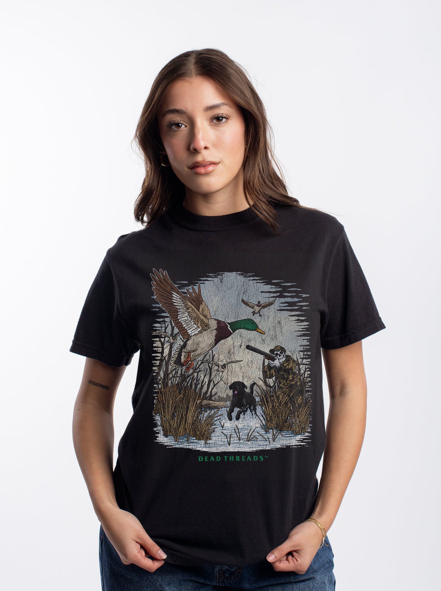 DUCK HUNTIN’ v2 – T-Shirt – Dead Threads Apparel