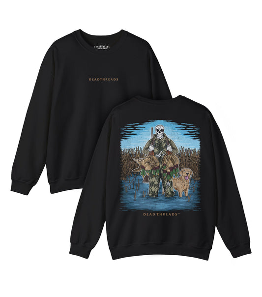 DUCK HUNTIN’ YELLOW LAB - “DT ESSENTIAL" CREWNECK SWEATSHIRT – Sweatshirt – Dead Threads Apparel