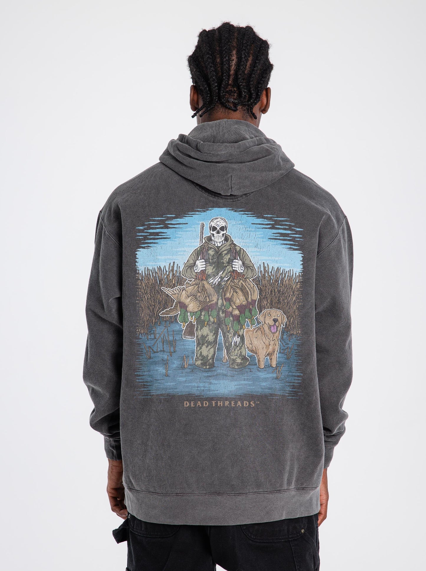 DUCK HUNTIN’ YELLOW LAB - “DT ESSENTIAL" HOODIE – Hoodie – Dead Threads Apparel
