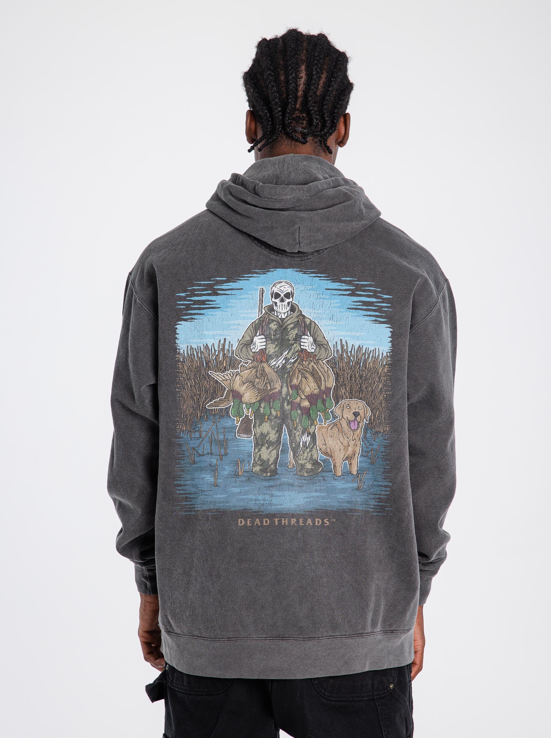 DUCK HUNTIN’ YELLOW LAB - “DT ESSENTIAL" HOODIE – Hoodie – Dead Threads Apparel