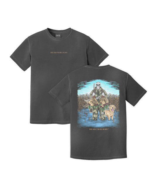 DUCK HUNTIN’ YELLOW LAB - “DT ESSENTIAL" PREMIUM T - SHIRT – T-Shirt – Dead Threads Apparel