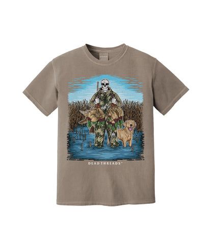 DUCK HUNTIN’ YELLOW LAB – T-Shirt – Dead Threads Apparel