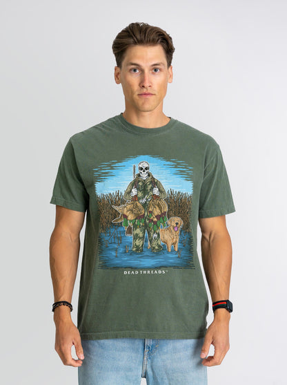DUCK HUNTIN’ YELLOW LAB – T-Shirt – Dead Threads Apparel