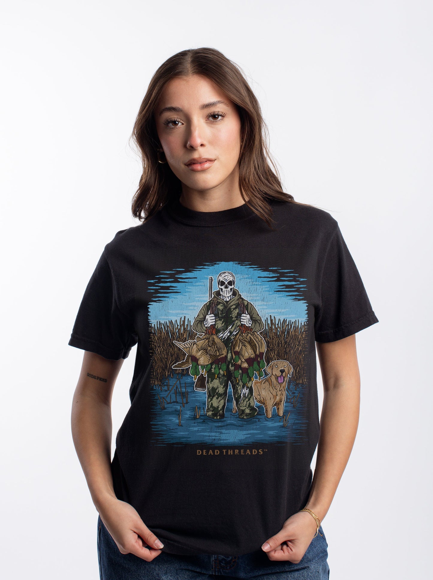 DUCK HUNTIN’ YELLOW LAB – T-Shirt – Dead Threads Apparel
