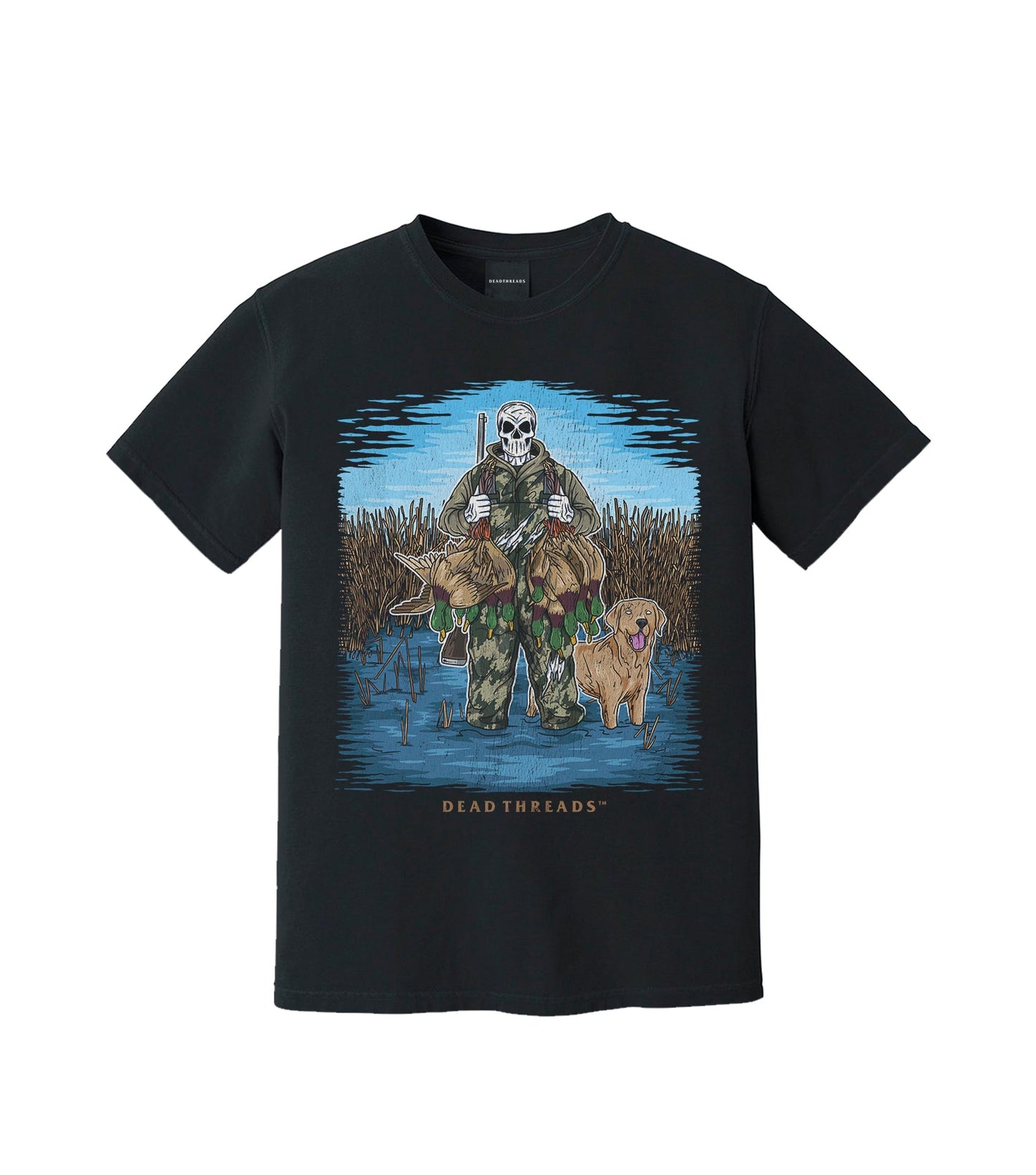 DUCK HUNTIN’ YELLOW LAB – T-Shirt – Dead Threads Apparel