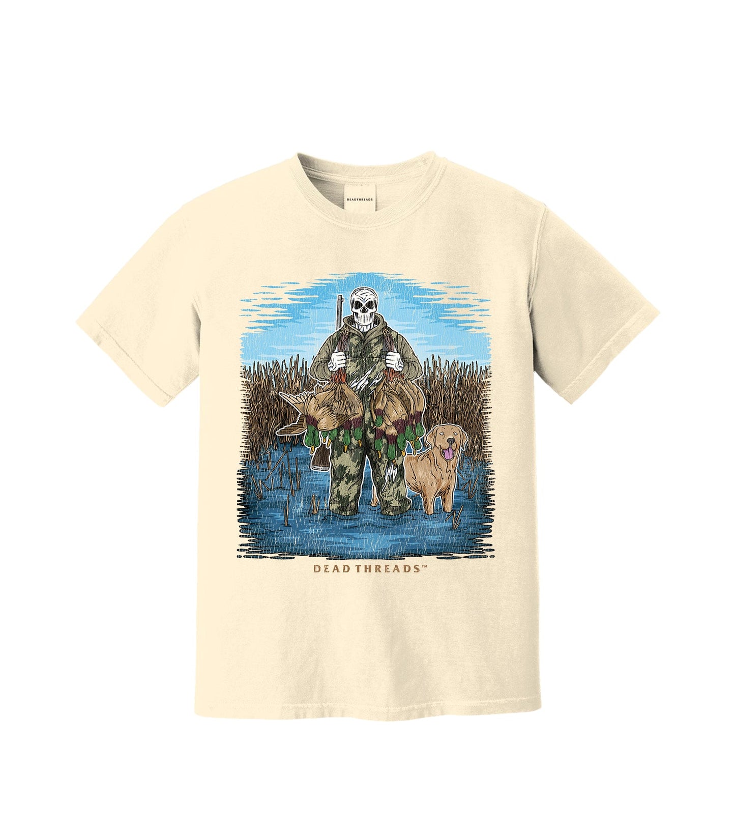 DUCK HUNTIN’ YELLOW LAB – T-Shirt – Dead Threads Apparel