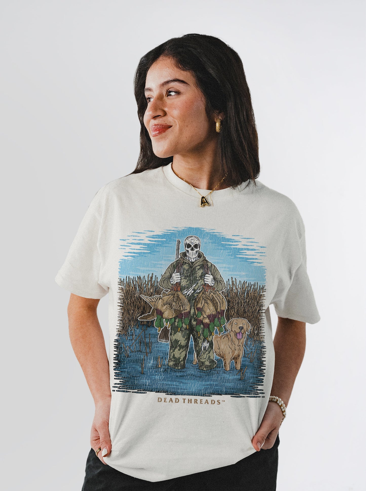 DUCK HUNTIN’ YELLOW LAB – T-Shirt – Dead Threads Apparel
