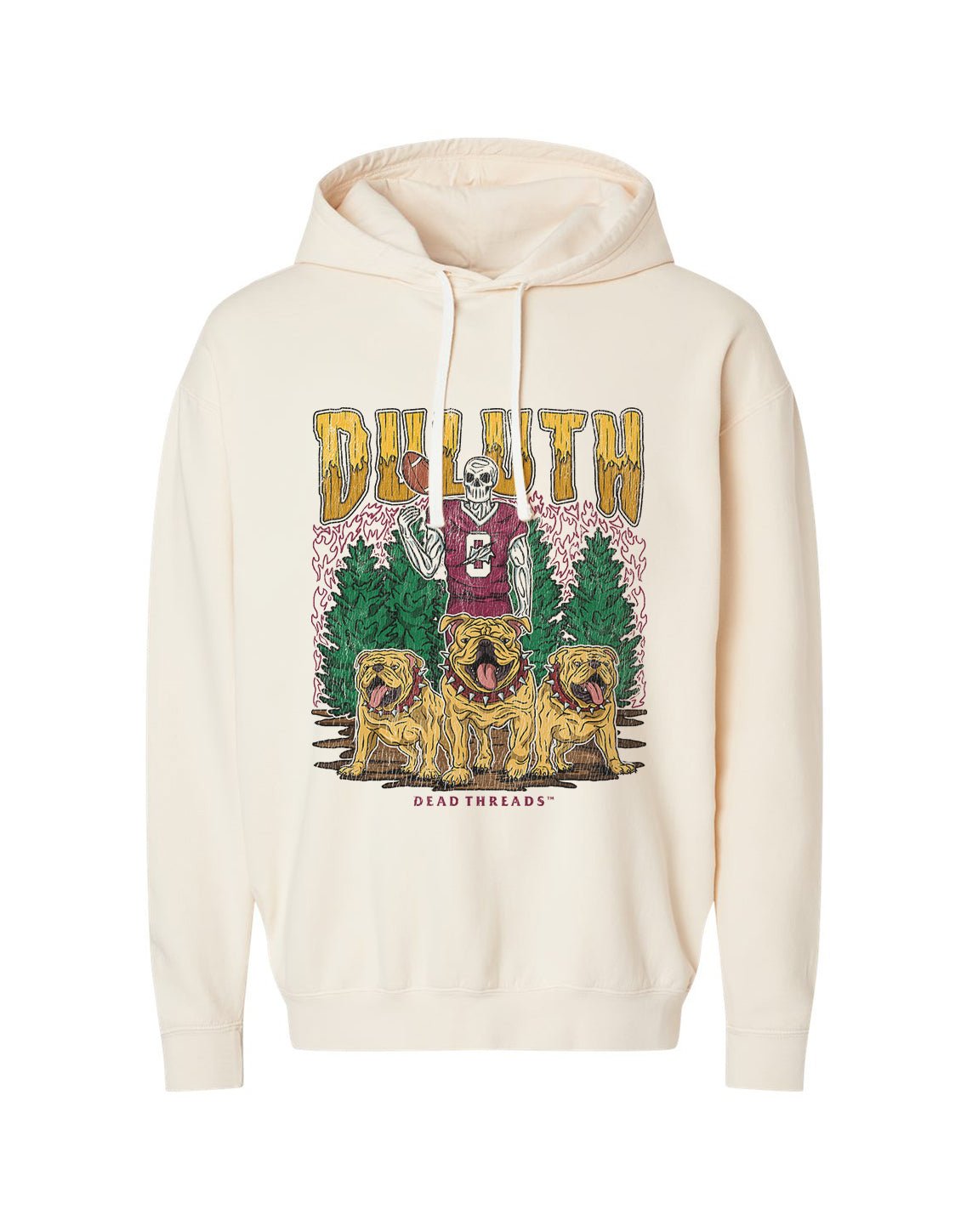 DULUTH FOOTBALL 0 - LIGHTWEIGHT HOODIE – Lightweight – Dead Threads Apparel