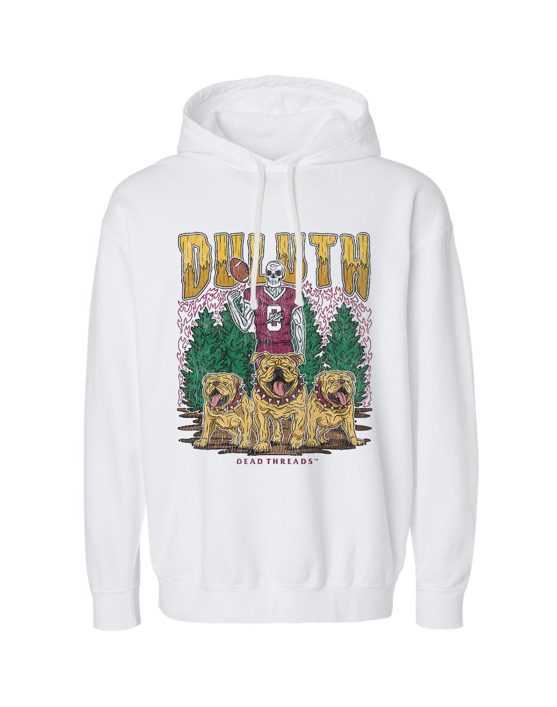 DULUTH FOOTBALL 0 - LIGHTWEIGHT HOODIE – Lightweight – Dead Threads Apparel