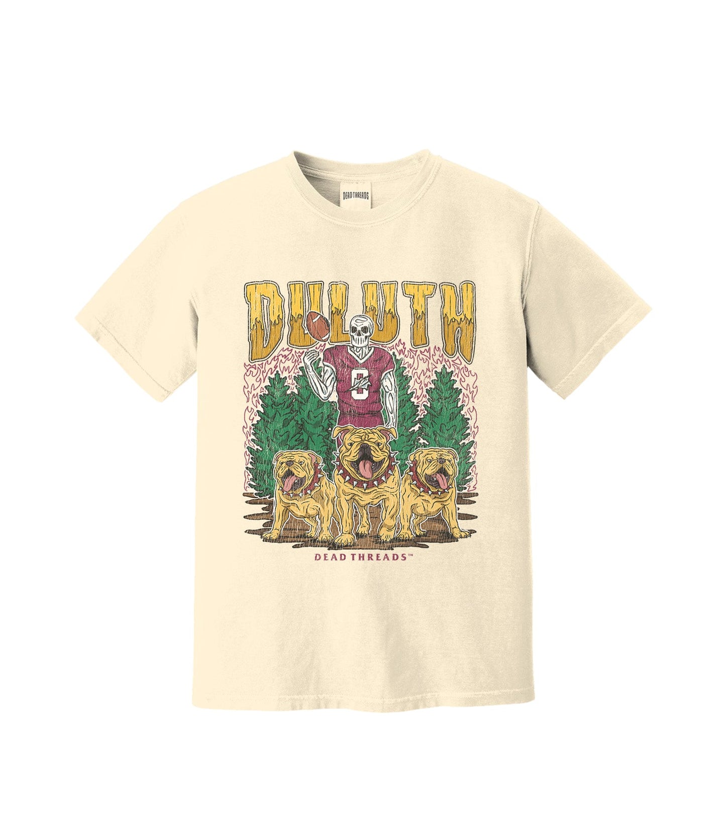 DULUTH FOOTBALL 0 – T-Shirt – Dead Threads Apparel
