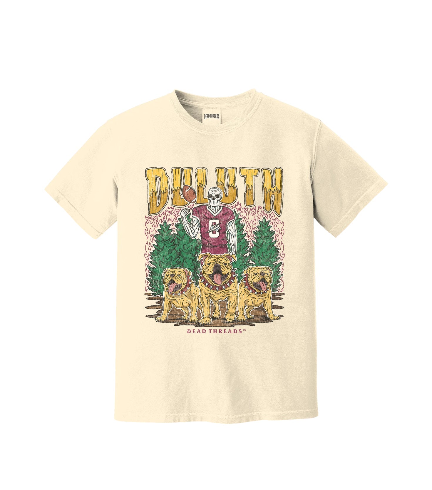 DULUTH FOOTBALL 0 – T-Shirt – Dead Threads Apparel