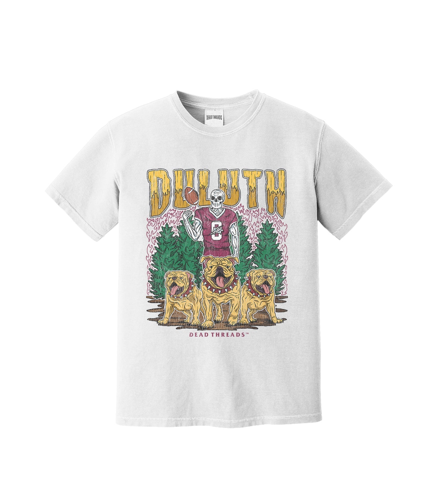 DULUTH FOOTBALL 0 – T-Shirt – Dead Threads Apparel