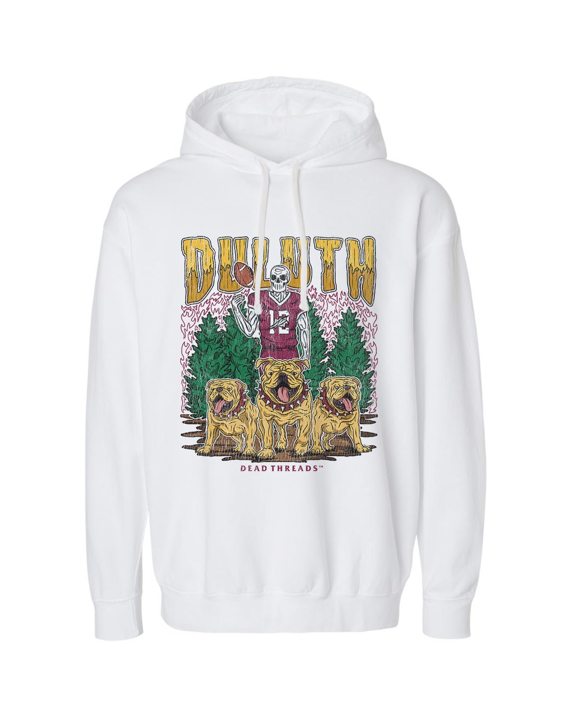 DULUTH FOOTBALL - LIGHTWEIGHT HOODIE – Lightweight – Dead Threads Apparel