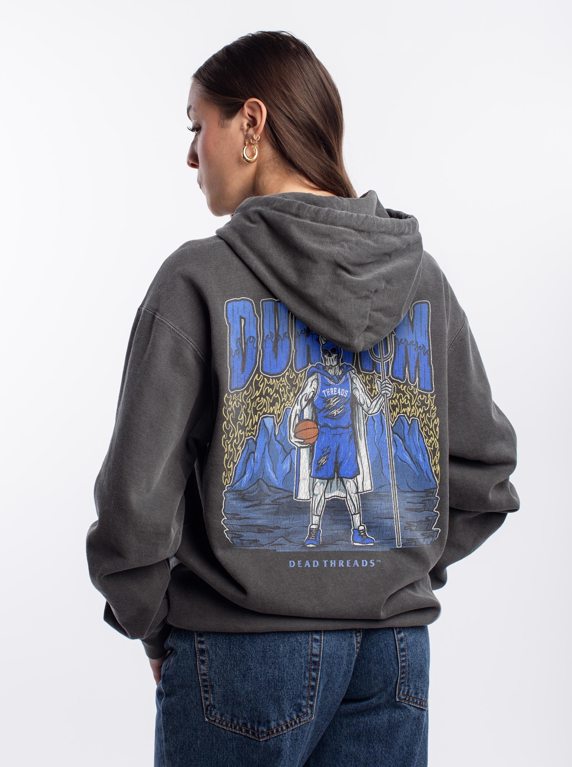 DURHAM BASKETBALL - “DT ESSENTIAL" HOODIE – Hoodie – Dead Threads Apparel