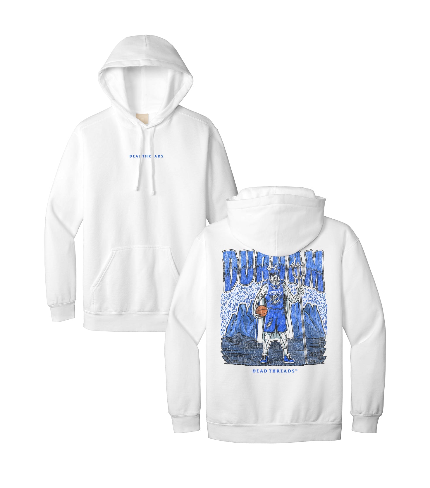 DURHAM BASKETBALL - “DT ESSENTIAL" HOODIE – Hoodie – Dead Threads Apparel