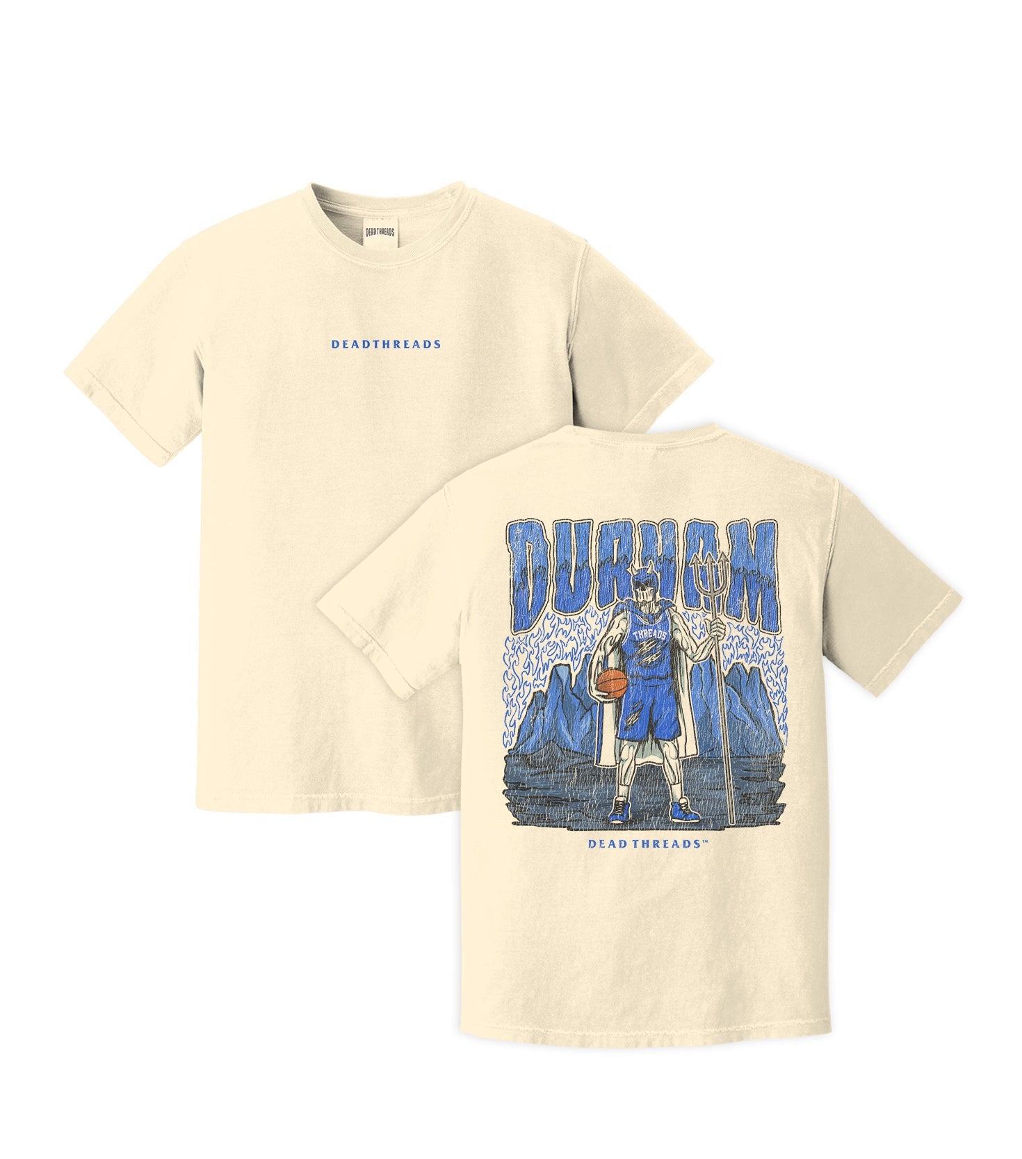 DURHAM BASKETBALL - “DT ESSENTIAL" PREMIUM T - SHIRT – T-Shirt – Dead Threads Apparel