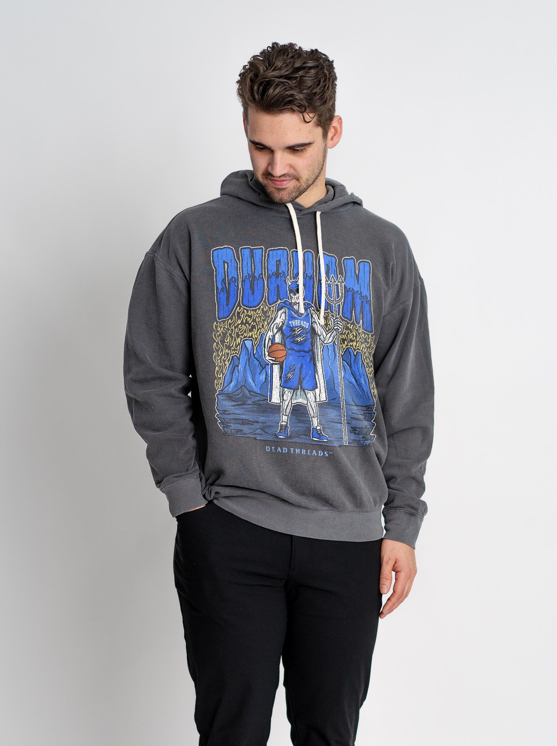 DURHAM BASKETBALL - LIGHTWEIGHT HOODIE – Lightweight – Dead Threads Apparel