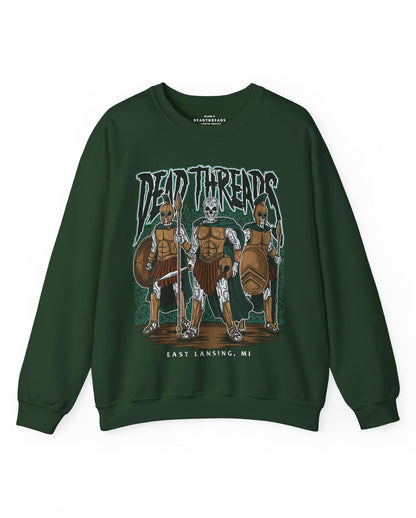 EAST LANSING v1 - CREWNECK SWEATSHIRT – Sweatshirt – Dead Threads Apparel
