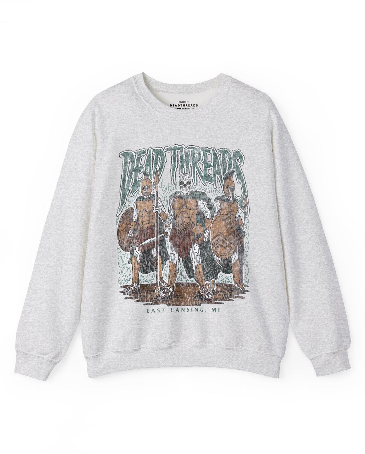 EAST LANSING v1 - CREWNECK SWEATSHIRT – Sweatshirt – Dead Threads Apparel