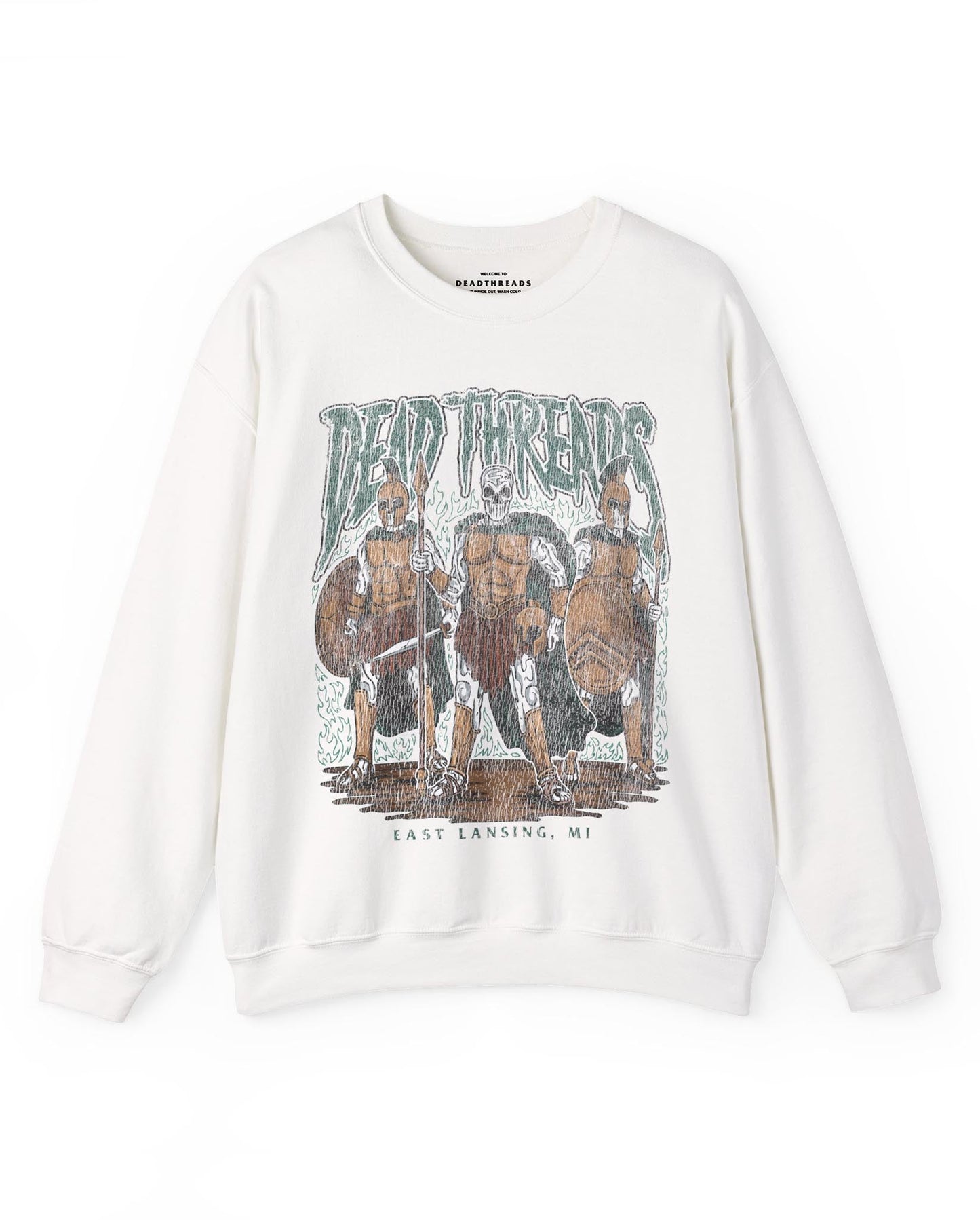 EAST LANSING v1 - CREWNECK SWEATSHIRT – Sweatshirt – Dead Threads Apparel