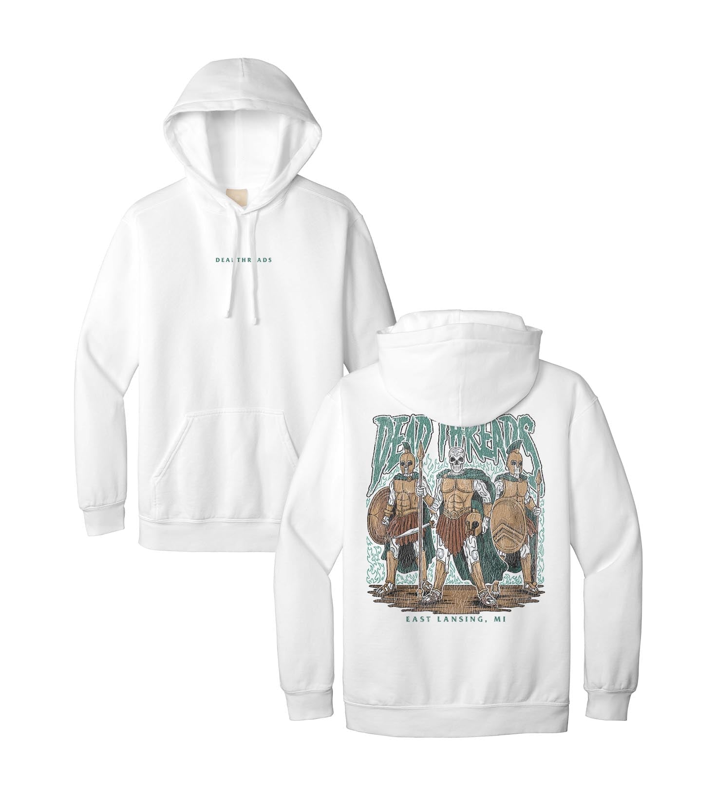EAST LANSING v1 - “DT ESSENTIAL" HOODIE – Hoodie – Dead Threads Apparel